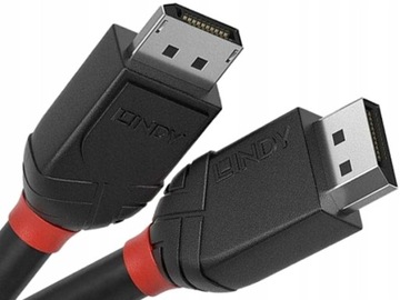 KABEL DISPLAYPORT 1.2 LINDY BLACK LINE 36490 0,5M