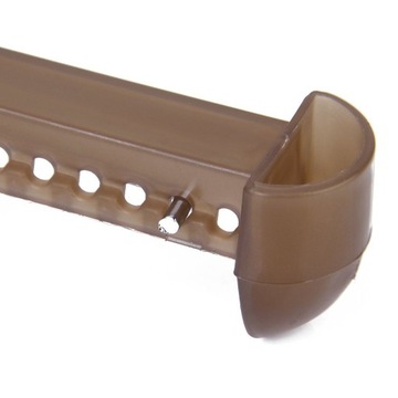 Пластиковые колодки для обуви, регулируемые, универсальные, коричневые, размер 35-40.