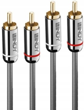 Lindy 35349 Кабель 2x RCA - 2x RCA, Cromo Line - 10 м