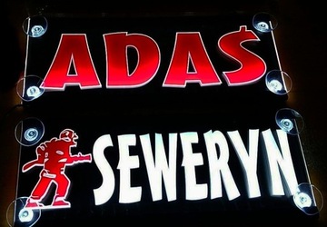 Яркие светодиодные таблички - 50х16 ​​см, 12В.