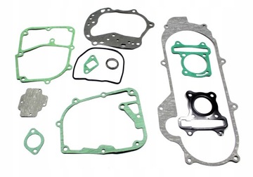 WAŁ + USZCZELNIACZE WAŁU + USZCZELKI GY6 SKUTER 4T