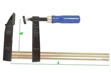 ЗАЖИМ Струбцина столярная мебельная 80x300 STRONG NewPro