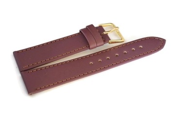 ELEGANCKI PASEK DO ZEGARKA JORDAN KERR BRĄZ 20MM