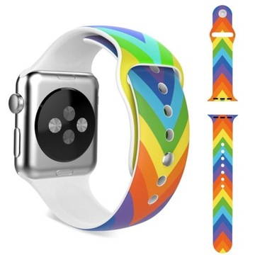 BRANSOLETA PASEK APPLE WATCH RAINBOW 38/42MM
