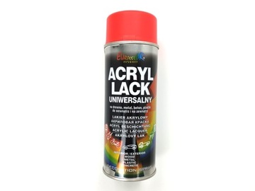 EUROCOLOR Lakier AKRYLOWY FLUORESCENCYJNY CZERWONY