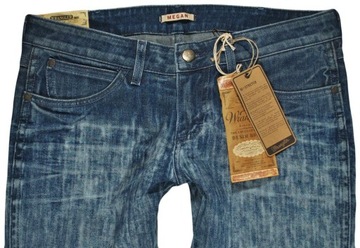 WRANGLER spodnie BOOTCUT low waist MEGAN W28 L34