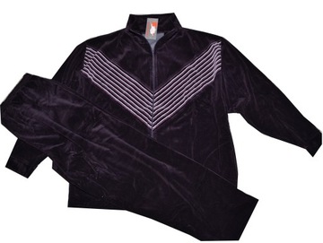 DRES WELUROWY śliwkowy 3xl XXXL 52 54 56 polski producent fiolet