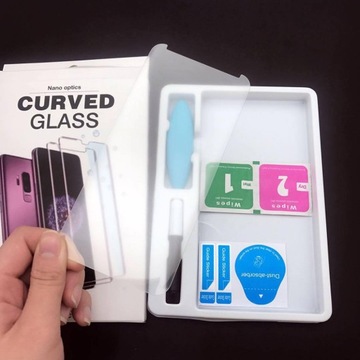 SAMSUNG GALAXY S10 СТЕКЛО 5D UV LED ПОЛНОСТЬЮ КЛЕЙНЫЙ СЕНСОР