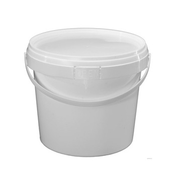 WIADRO Z POKRYWKa 1L PLASTIKOWE NA FARBĘ POJEMNIK