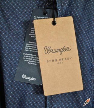 WRANGLER koszula Indigo ROUND PKT SHIRT _ S r36