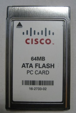 Karta pamięci flashdisk ATA PCMCIA 64MB CISCO FV