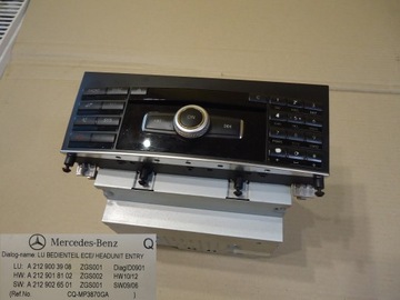 Radio Comand CD TEL W212 E-klasa A2129003908