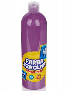 Farba plakatowa szkolna 500ml Śliwkowa 246886
