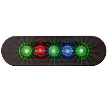 Kontrolka Daytona MICRO czarna 5 diod LED motocykl