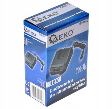 ЗАРЯДНОЕ УСТРОЙСТВО ДЛЯ литий-ионных аккумуляторов GEKO OnePower 18 В