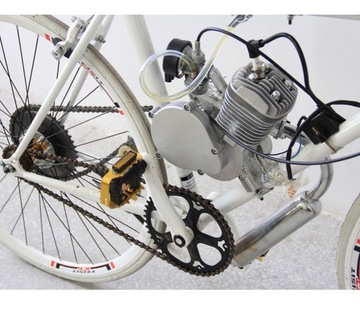 SILNIK SPALINOWY DO ROWERU 80cc ZESTAW KPL TANIO