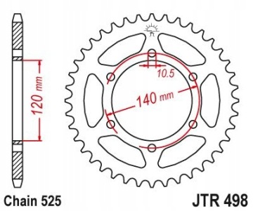 Комплект трансмиссии Kawasaki ZX-6R 1995-1997 Шестерни + цепь X-Ring GOLD