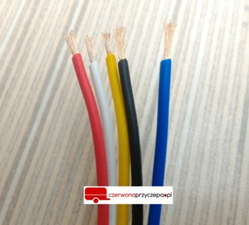Przewód 5x0,75 kabel 5 żył do LAMP pięciożyłowy CP