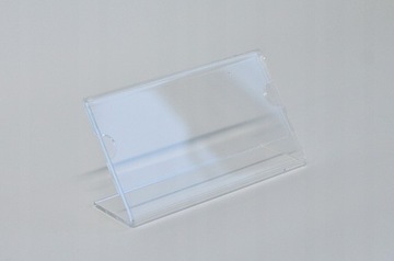 Stojak na cenę/wizytówkę z Plexi 8x5cm