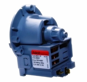 SILNIK POMPY PRALKI ASKOLL ZA M231XP 3-ŚRUBY 30W 34W 40W
