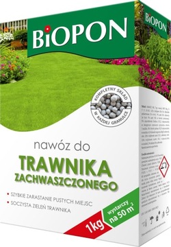 Nawóz do trawnika zachwaszczonego Biopon 1kg