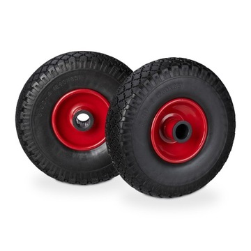 KOŁO DO TACZKI BEZDĘTKOWE WÓZKA 260 X 85MM 2 SZT 3,00-4 oś 25mm do 100kg