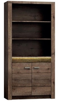 INDIANA Мебель - Витрина угловая LED левый (I-23)