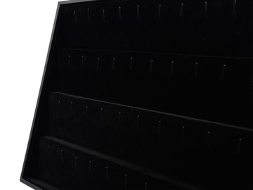 ДИСПЛЕЙ ЮВЕЛИРНЫЙ ЛОТОК ЦЕПИ СЕРЬГИ БРЕЛОК БРАСЛЕТЫ ЧЕРНЫЙ