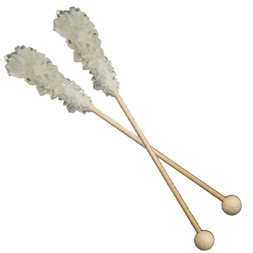 Pałeczka cukrowa biała 17 cm
