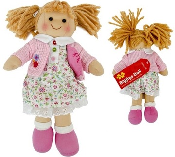 Кукла Паулина, плюшевая, мягкая игрушка Bigjigs
