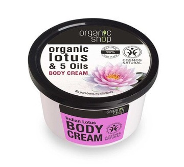 ORGANIC SHOP krem do ciała Indyjski Lotos 250ml