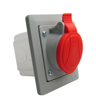 ЭЛЕКТРОМЕТ РОЗЕТКА P/T IP44 16A 5P 400V GSP