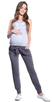 Брюки для беременных Aladdin со вставкой M33 черные XXL