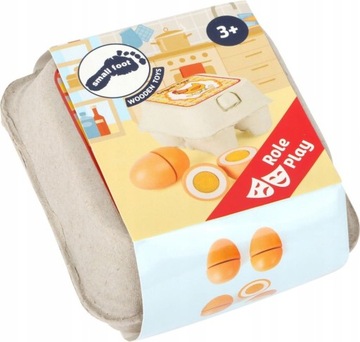 Развивающая игрушка Деревянные яйца Игровой магазин Кухонные принадлежности