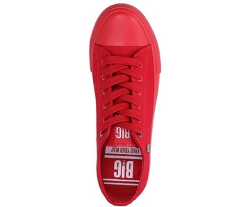 Czerwone trampki Big Star damskie buty AA274007 38