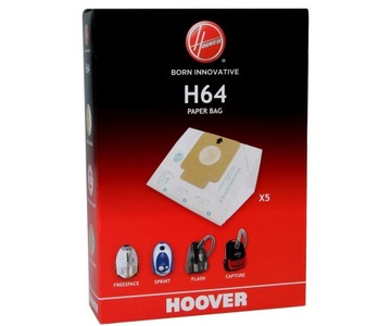 HOOVER H64 worki do odkurzacza 5szt.