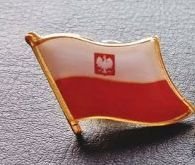 Flaga POLSKA bandera PL odznaka pins pin znaczek