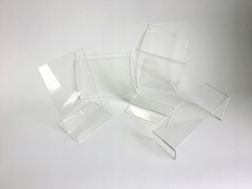 Подставка для листовок из оргстекла А4 LU горизонтальная