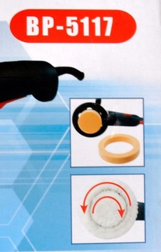 POLERKA SAMOCHODOWA 180mm DWUKIERUNKOWA 1350W