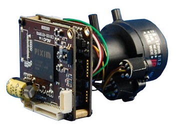 Пластинчатая камера 480 ТВЛ, объектив PIXIM 2,8–12 мм.