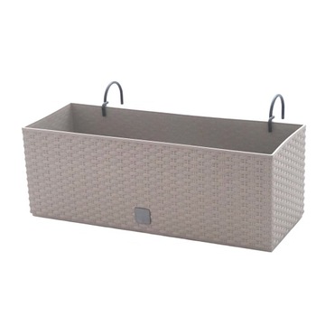 Rattanowa Doniczka + uchwyty 50cm + nawadnianie