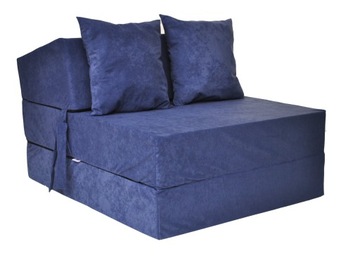 FOTEL ROZKŁADANY 15cm MATERAC SOFA PUFA KANAPA
