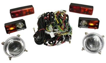 Instalacja MF3 255 Ursus 3512 okablowanie + lampy