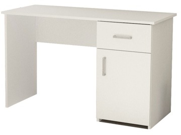 Biurko komputerowe FRANEK 120 cm LAPTOP BIAŁY