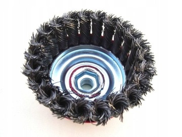 ПРОВОЛОЧНАЯ ЩЕТКА M14 65 мм, СКРУЧЕННАЯ СТАЛЬНАЯ ПРОВОЛОКА