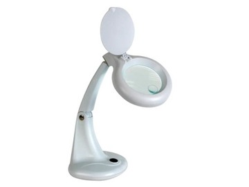 Lampka biurkowa lampa z lupą