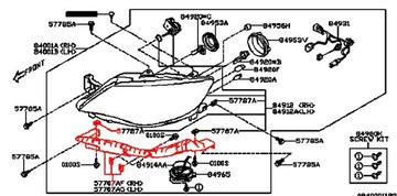 SUBARU IMPREZA 08- DRŽÁKY DRŽÁK NÁRAZNÍKU SVĚTLA