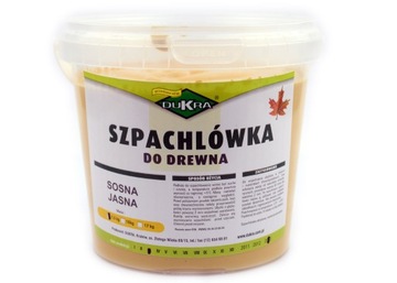 SZPACHLÓWKA DO DREWNA 10kg SOSNA JASNA SZPACHLA