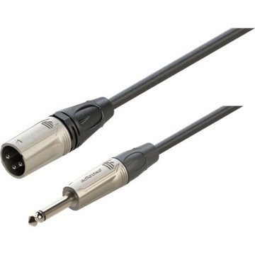 Kabel audio XLR męski - Jack 6,3mm 1m