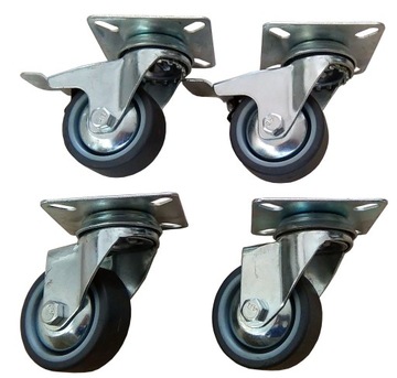 Zestaw 4 szt Koło kółko koła kółka 50 mm 130 kg